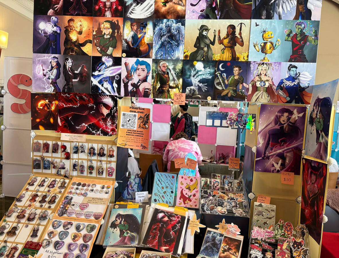 Artist Alley Display